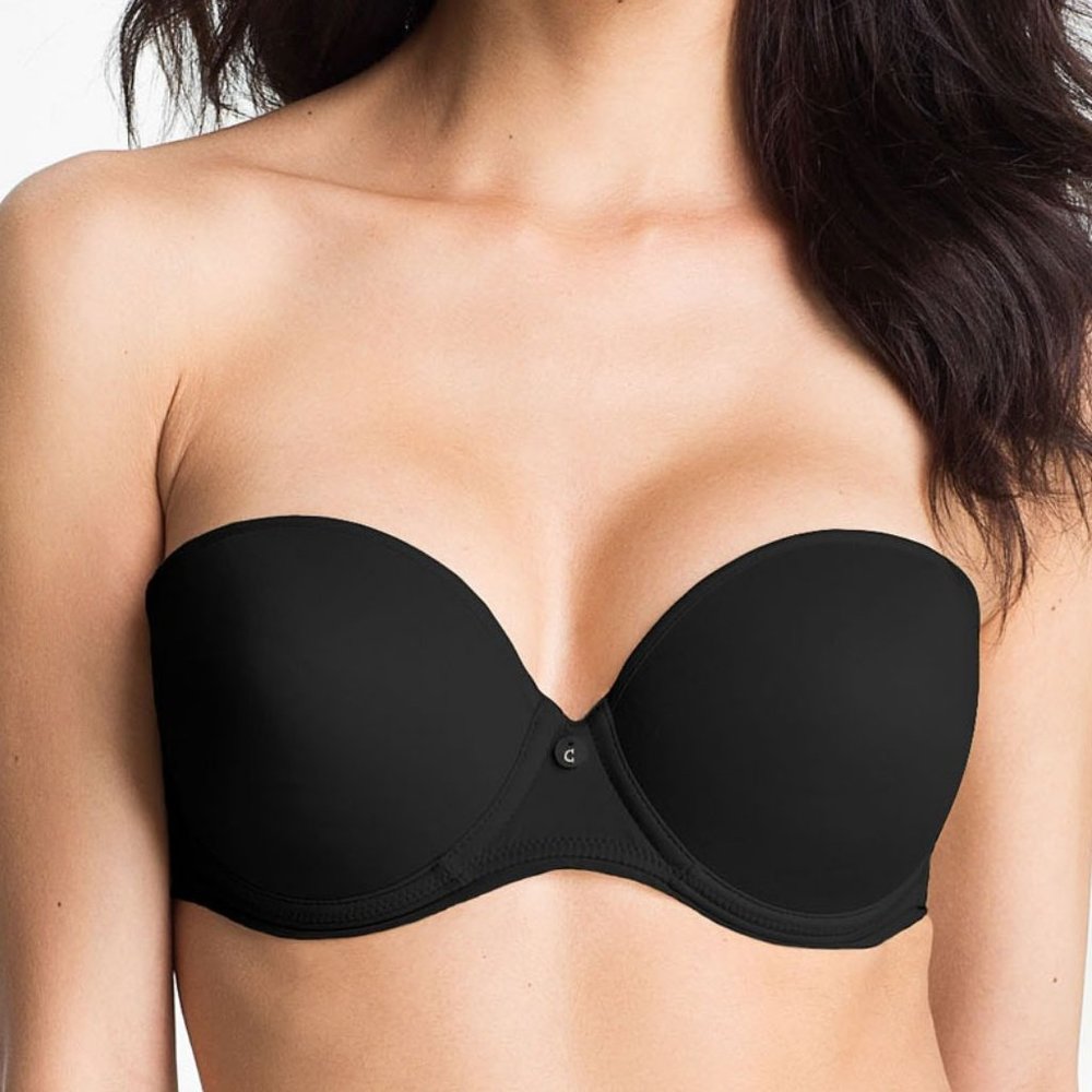 Chantelle Intimates 'Sublime' Convertible Strapless Bra Black Size 34DD …